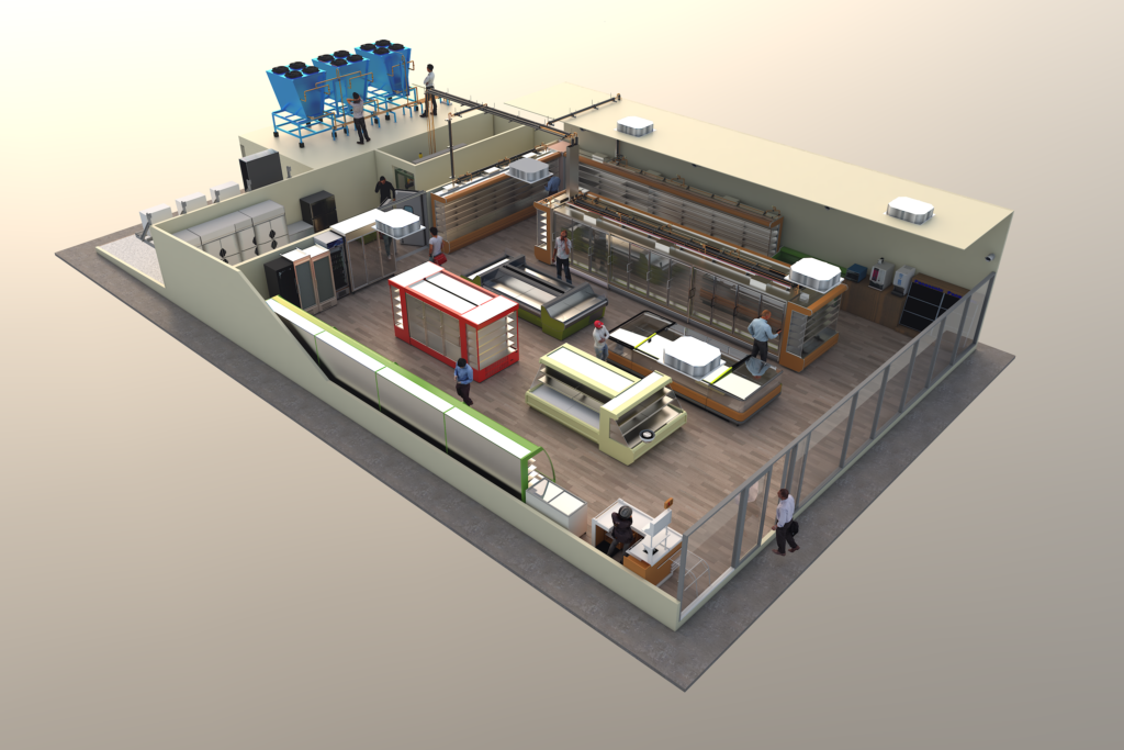 Supermarket System Design and Layout